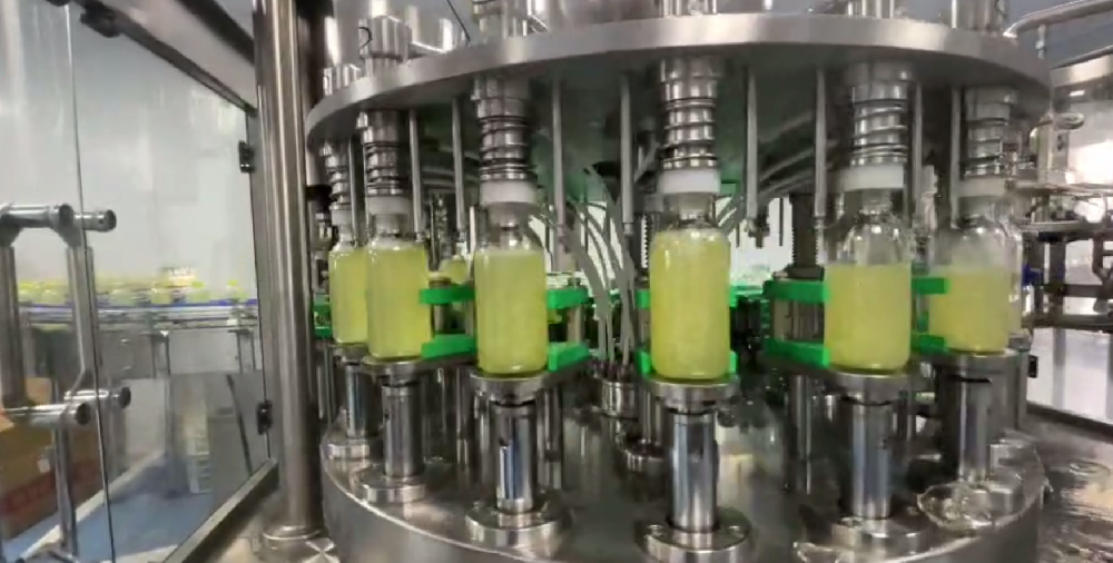 玻璃瓶裝100-1200ml全自動(dòng)灌裝生產(chǎn)線